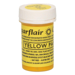 Sugarflair - Gul Ätbar Färg 20g | Yellow Paint