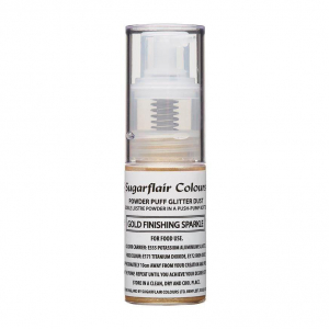 Sugarflair - Guld Glitterspray 10g | Gold Finishing Sparkle