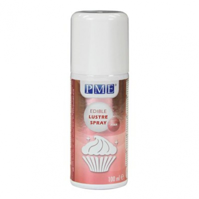 PME - Edible Lustre Spray - Pink (100ml / 3.38oz)