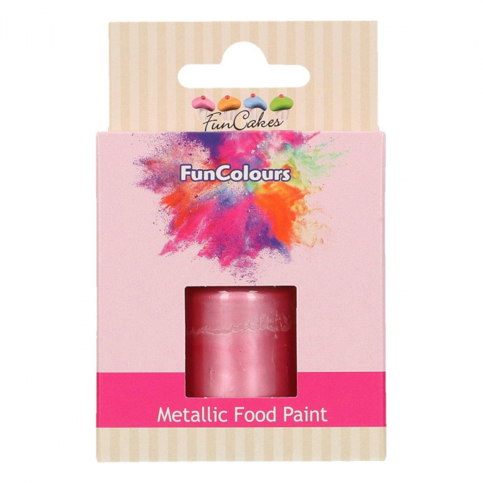 FunCakes - Ljusrosa Ätbar Färg 30ml | Baby Pink