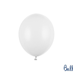 Vit Ballonger 10st | Starka Ballonger  12cm, Vit