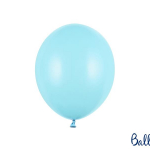 Pastel Ljus Blå Ballonger | 10st Starka Ballonger 23cm, Ljus Blå