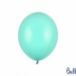 Pastel Ljus Mint Ballonger | 10st Starka Ballonger 23cm, Ljus MInt