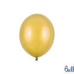 Metallic guld Ballonger Starka Ballonger 12cm, Metallic guld