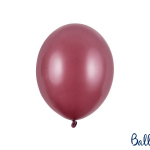 Metalic Maroon Ballonger | 10st Starka Ballonge 23cm, Maroon