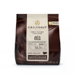 Callebaut 811 Chokladpellets Chokladknappar 54,5%  Mörk choklad 400g