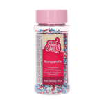 FunCakes -Nonpareils Röd. Vit. Blå Strössel 80g