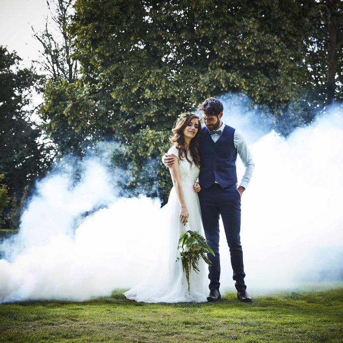 Rökbomb Vit - White Wedding Smoke Bomb