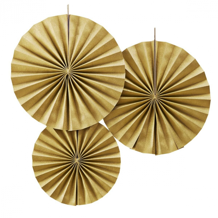 Pin Wheels Guld - 3-Pack