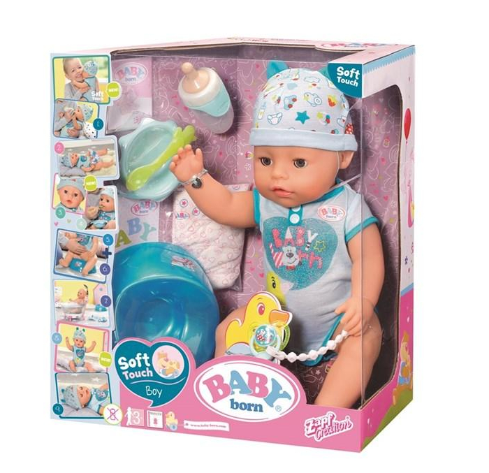 Baby Born ® - Mjuk docka med tillbehör | Pojke