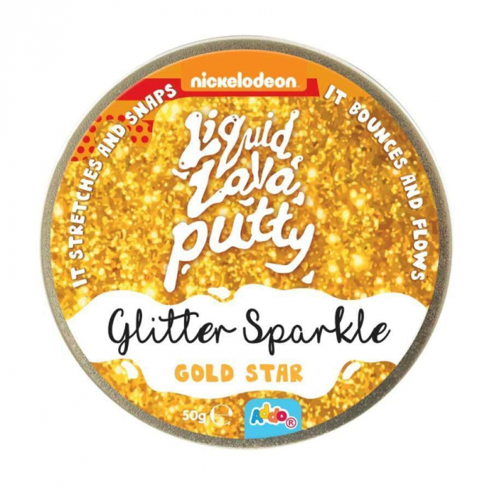 LL Putty Glitter Guld- Lek Lava