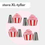 Stora XL Tyllar Spritstyllar 4 st