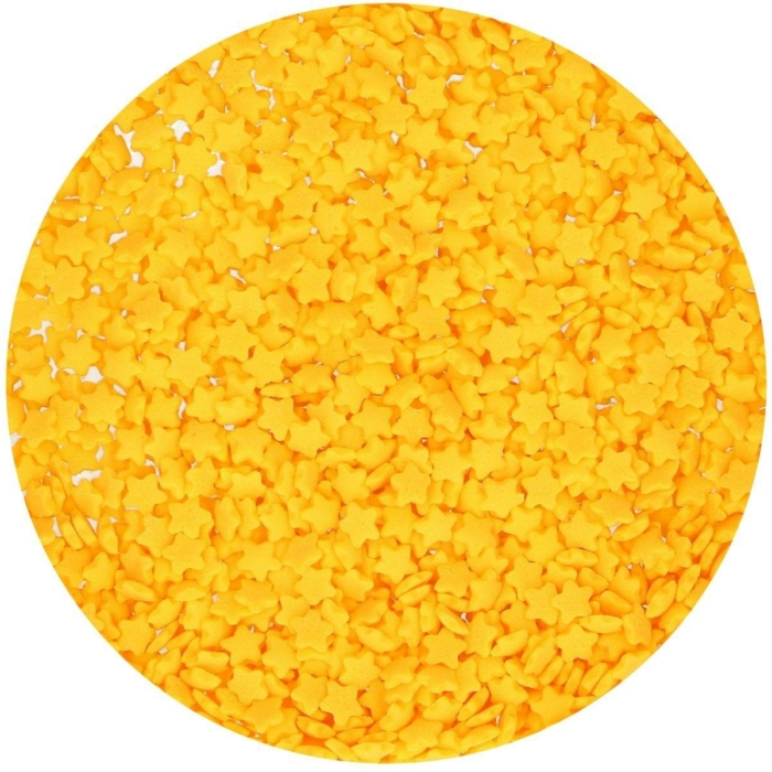 FunCakes Mini Stars -Yellow- 60g