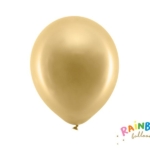 Guld Ballonger 23cm 10st Rainbow