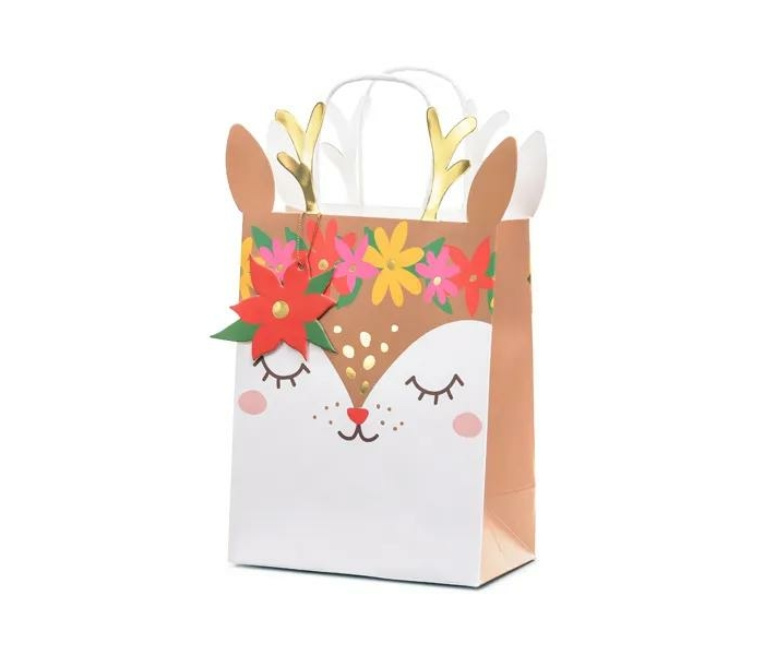 Presentpåse Gift bag Deer Rådjur Jul