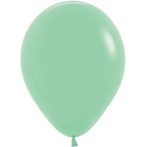 Ballong Macaron grön 30cm 100-pack