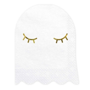 PartyDeco Napkins Ghost pk/20