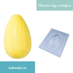 Pralinform Mönstrat Ägg 250g Chokladform - BWB 9335 - Special 3 Part Mold