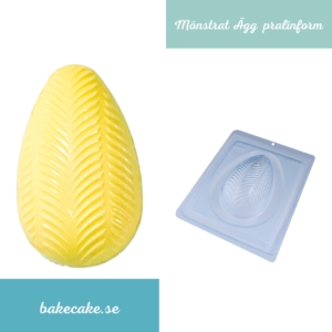 BWB 9335 - Special 3-Part Mold - Pralinform Mönstrat Ägg 250g Chokladägg