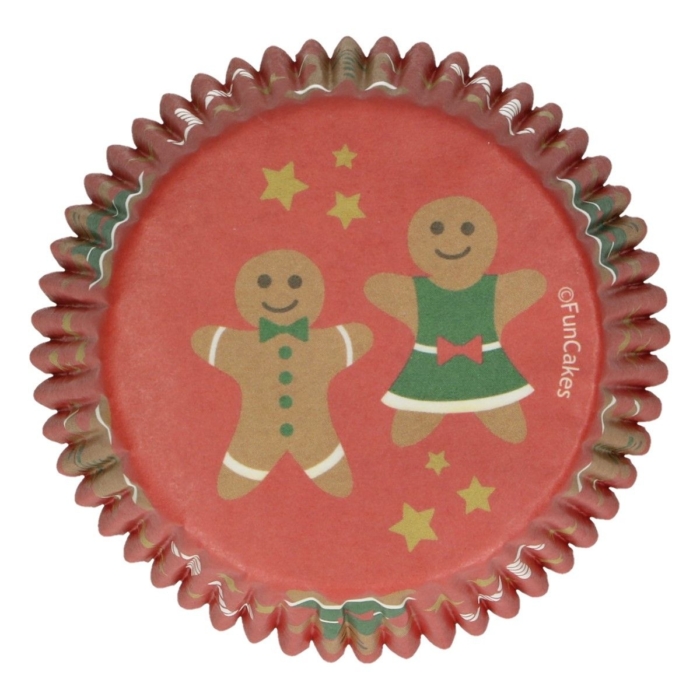 FunCakes Baking Cups Gingerbread pk/48