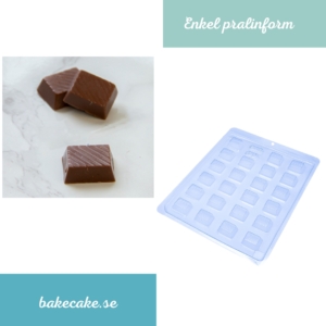 BWB Simple Mold - Bombom Mini 30 - Pralinform Chokladform