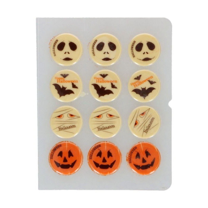 FunCakes Chocolate Decorations Halloween 3.8cm Set/12