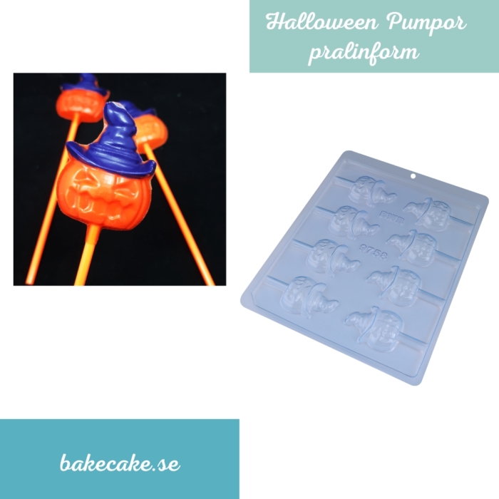 Pralinform Klubbor Pumpa Halloween - BWB Simple Mold 9758