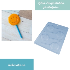 BWB Simple Mold - Pirulito Sorriso 313 - Pralinform Klubba Glad Emoji