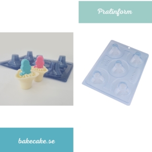 BWB Special 3-Part Mold - 9458- Pralinform Chokladform