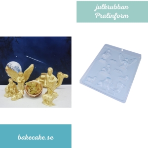 BWB Simple Mold - Presépio 2 171 - Pralinform Chokladform Julkrubba figurer