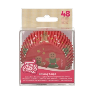 FunCakes Baking Cups Gingerbread pk/48