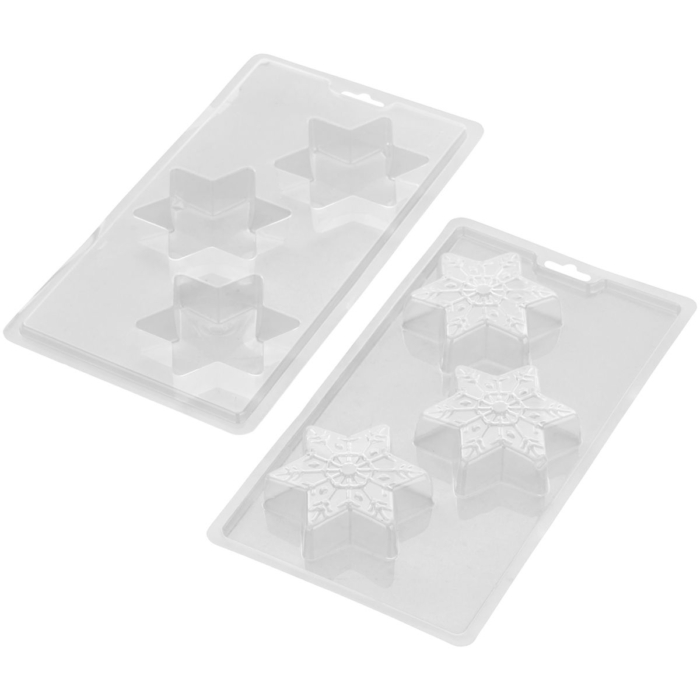 Wilton 3D Candy Mold Hot Chocolate Snowflake