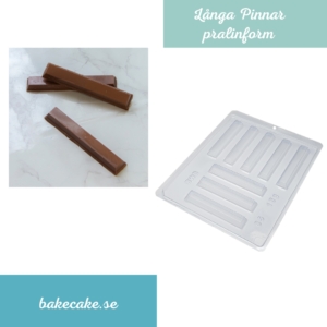 BWB Simple Mold - Tipo Kit Kat 35 - Pralinform Chokladform Sticks