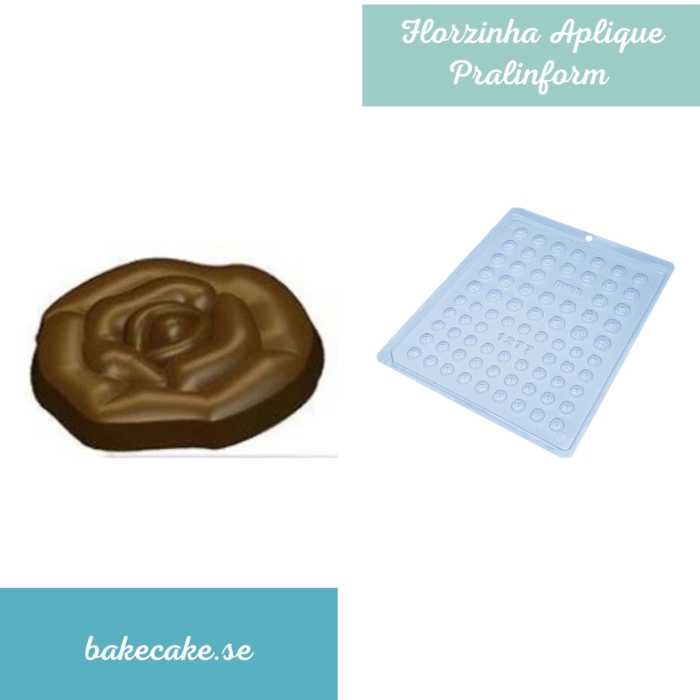 BWB Simple Mold - Florzinha Aplique 1277 - Pralinform Chokladform