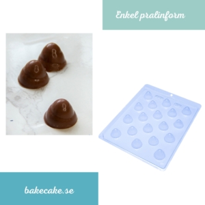 BWB Simple Mold - Mini Dantop 23 - Pralinform Chokladform