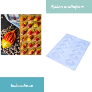 BWB Simple Mold - Bombom Cacau 20g 1141 - Pralinform Chokladform