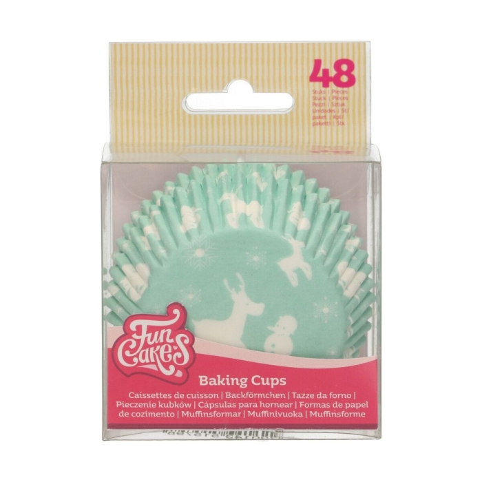 FunCakes Baking Cups Winter Wonderland pk/48