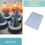 Pralinform Häxhattar Chokladform - Halloween - BWB 9645 - 3 Part Mold