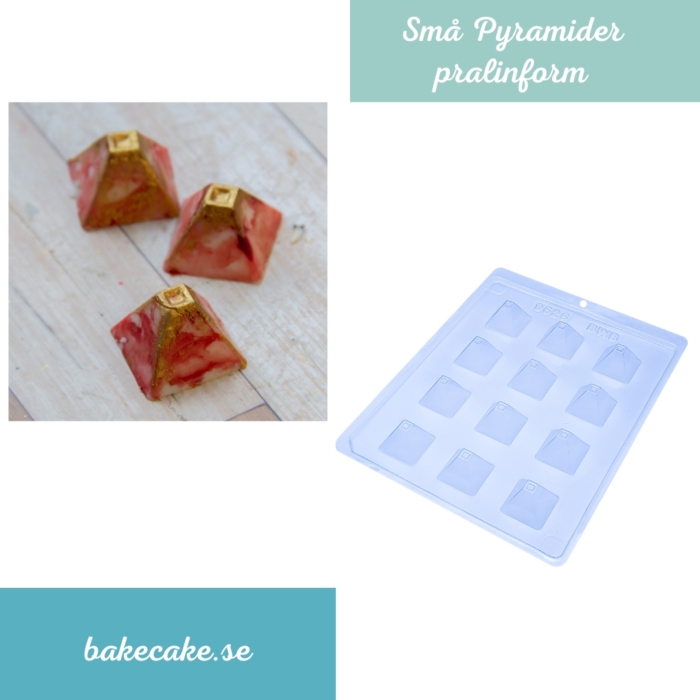 BWB Simple Mold - Bombom Pirâmide 9526 - Pralinform Chokladform Pyramider