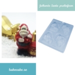 Pralinform Tomte Chokladform - Santa Claus - BWB 9666 - Special 3 Part Mold