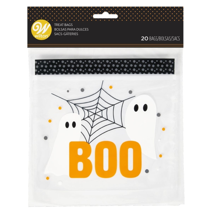 Wilton Resealable Treat Bags Boo pk/20