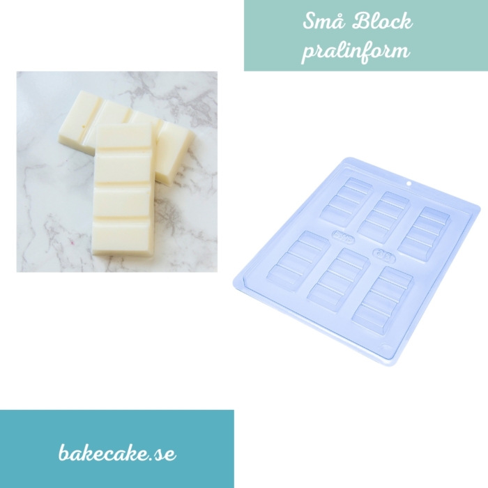 BWB Simple Mold - Tablete Médio 36 - Pralinform Block Chokladform