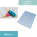 Pralinform Nappflaska Chokladform - Baby Shower - BWB 1356