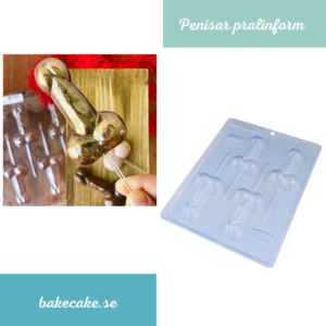 BWB Simple Mold - Pirulito Pênis 908 - Pralinform Chokladform Penis