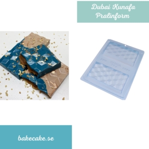 BWB Dubai Kunafa Chokladform - 9891 - Pralinform Block