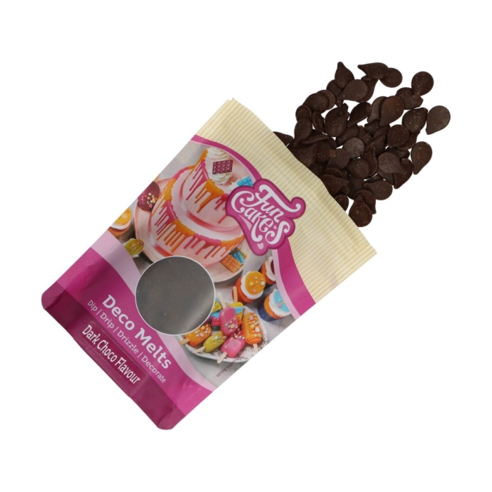 FunCakes Deco Melts - Dark Choco Flavour – 250g