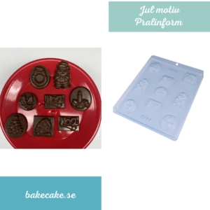 BWB Simple Mold - Enfeites de Natal 9944 - Pralinform Chokladform Julmotiv