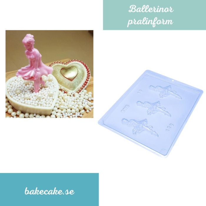 BWB Simple Mold - Bailarina 19 - Pralinform Chokladform Ballerina