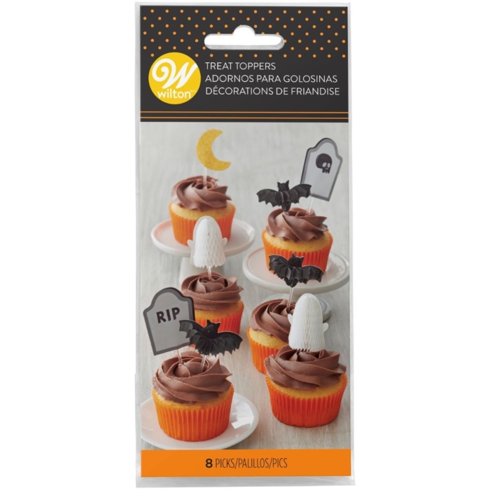 Wilton Cake Toppers Halloween pk/8