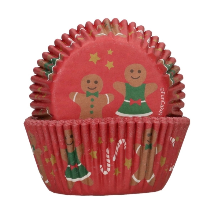 FunCakes Baking Cups Gingerbread pk/48